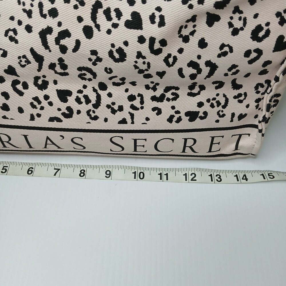Victoria's Secret Y2K Leopard Print Logo Tote Bag - Picture 9 of 14